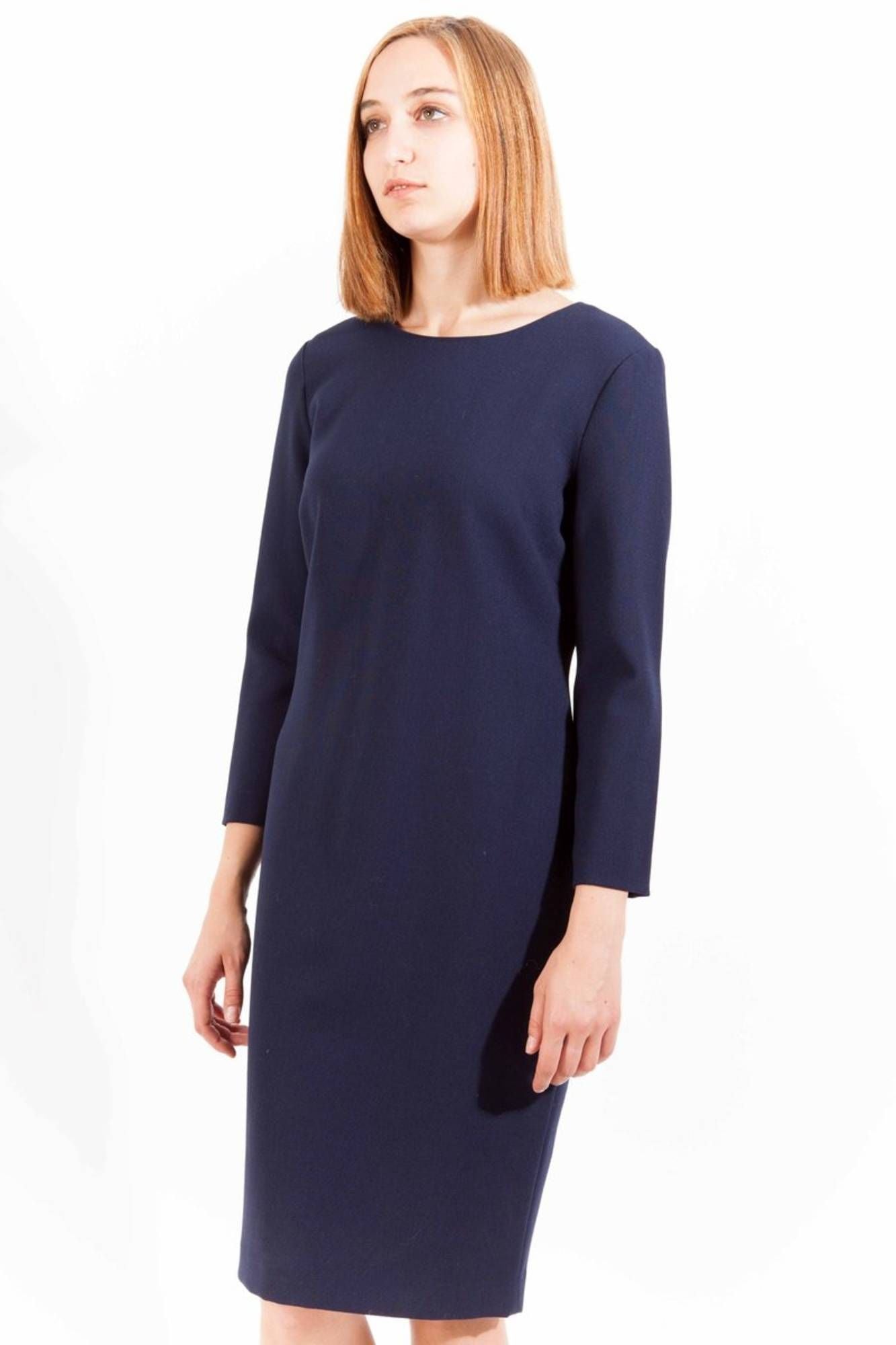 Gant Blue Wool Women Dress