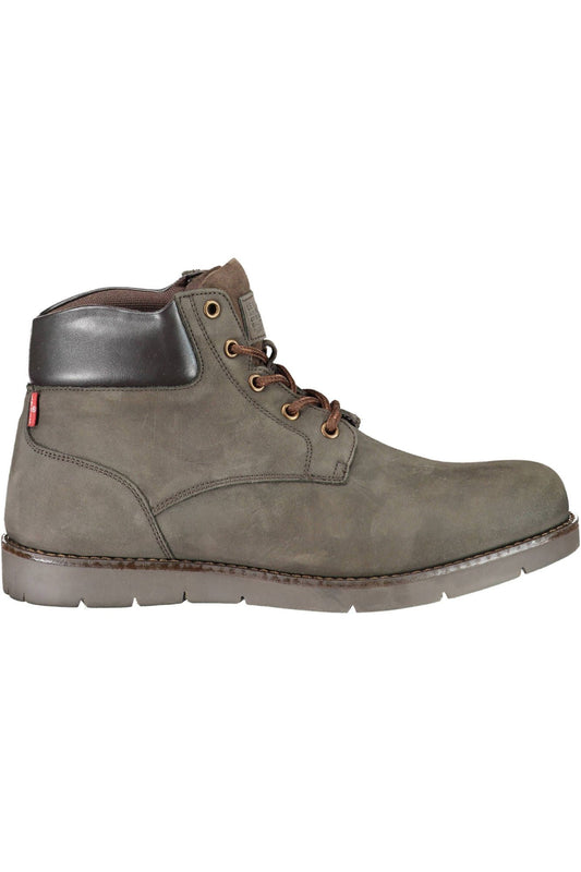 Levi's Brown Leather Men Boot