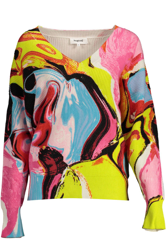 Desigual Pink Viscose Women Sweater