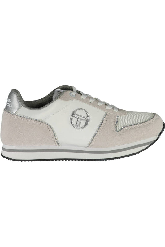 Sergio Tacchini White Polyester Women Sneaker