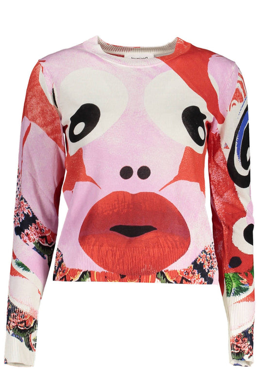 Desigual Pink Viscose Women Sweater