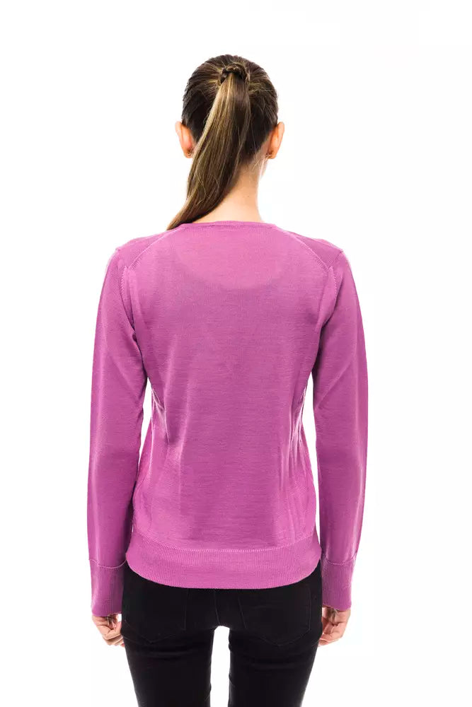 Montana Blu Pink Wool Women Sweater