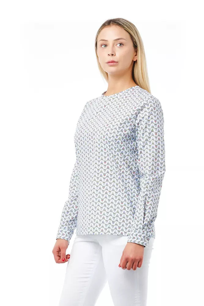 Bagutta White Cotton Women Shirt