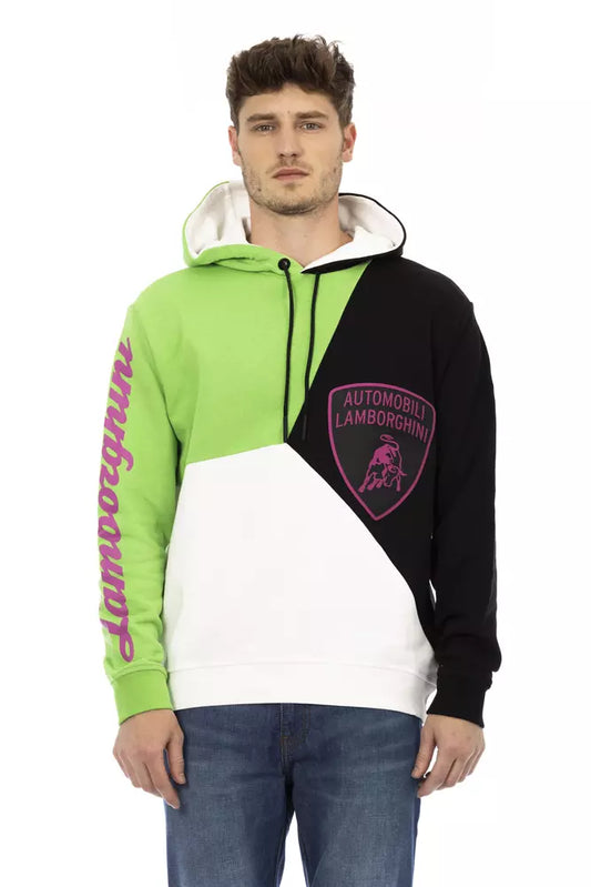 Automobili Lamborghini White Cotton Men Sweater