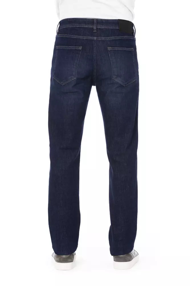 Baldinini Trend Blue Cotton Men Jeans