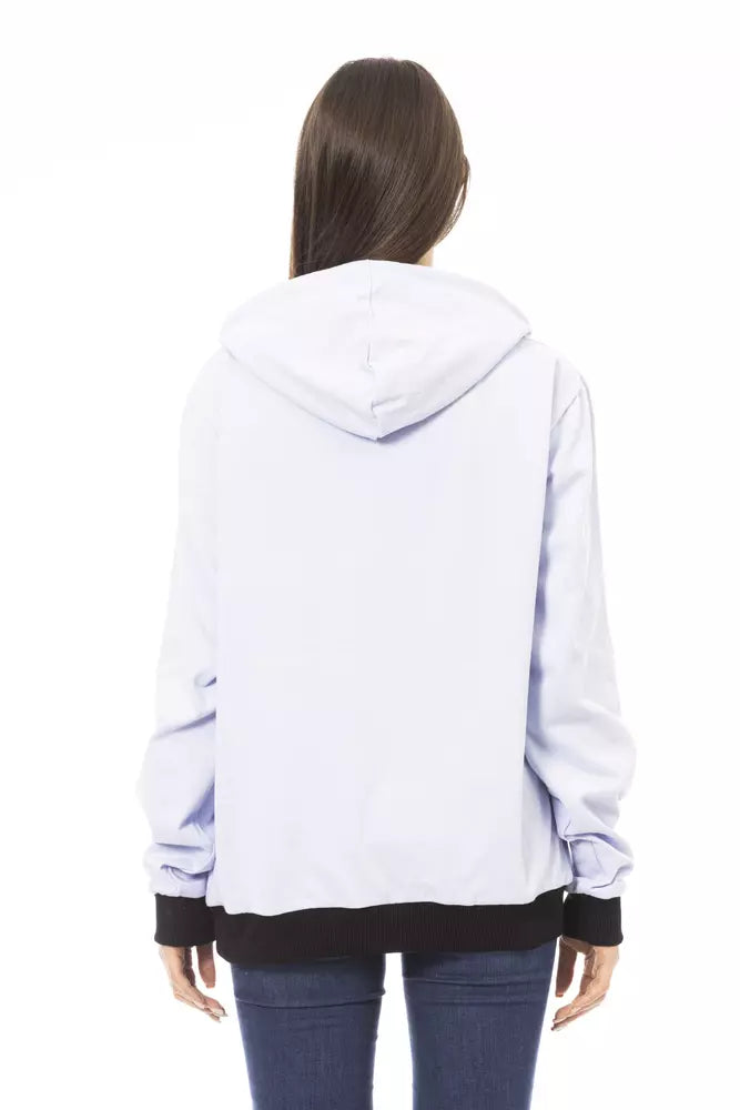 Baldinini Trend Purple Cotton Women Hoodie