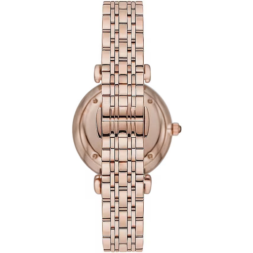 Emporio Armani Sleek Bronze Steel Quartz Ladies Watch