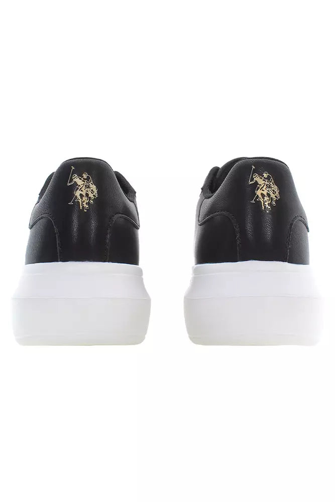 U.S. POLO ASSN. Black Polyester Women Sneaker