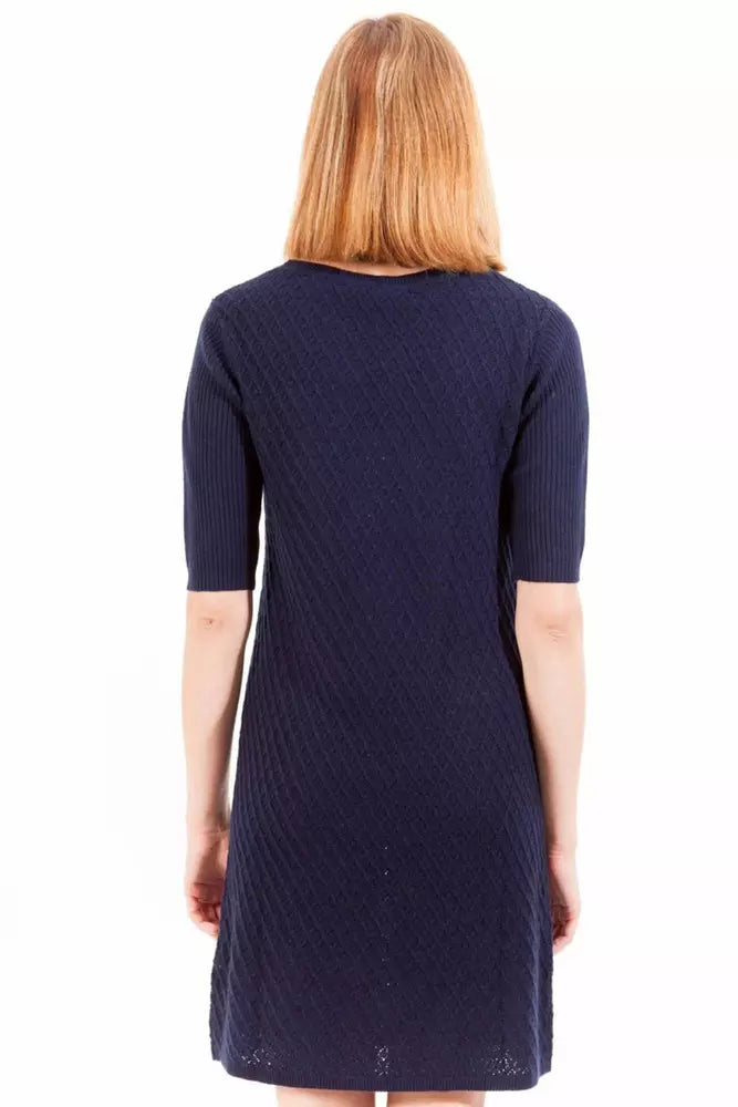 Gant Blue Wool Women Dress