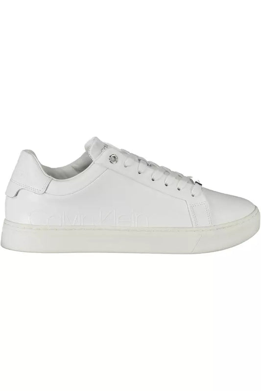 Calvin Klein White Leather Women Sneaker