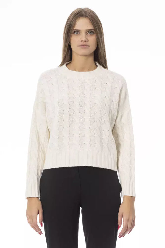 Baldinini Trend Beige Cashmere Women Sweater