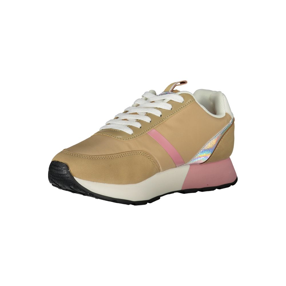 U.S. POLO ASSN. Beige Polyester Women Sneaker