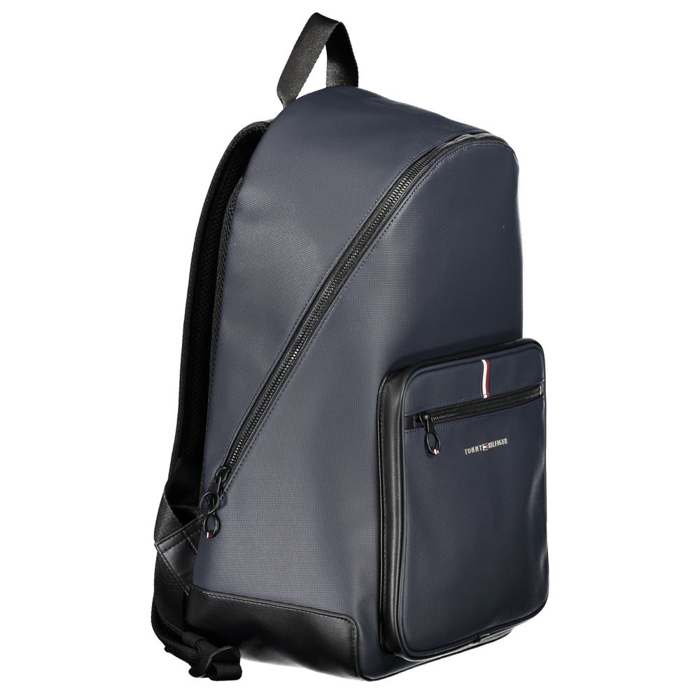 Tommy Hilfiger Elegant Blue Designer Backpack