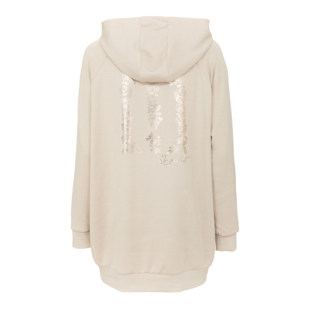 Imperfect Beige Polyester Women Sweater