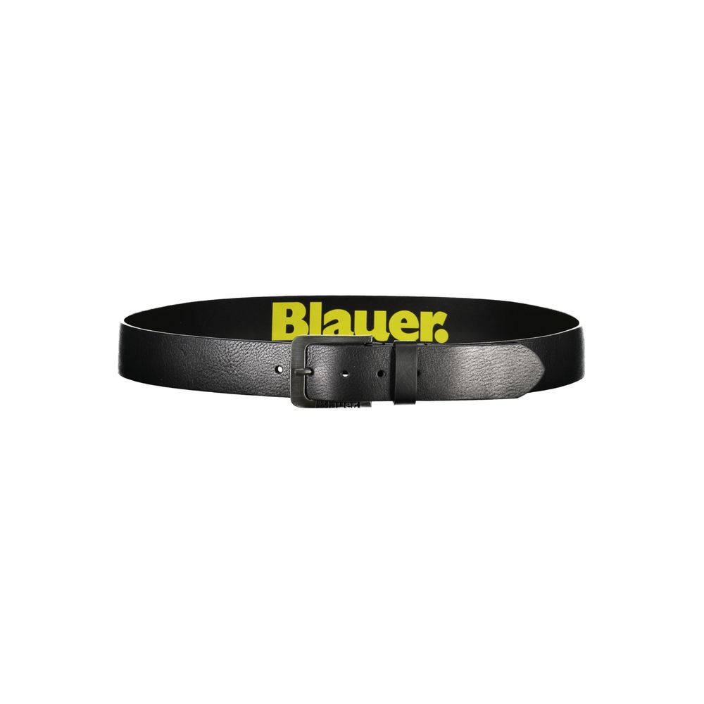 Blauer Elegant Iron Leather Belt with Metal Buckle