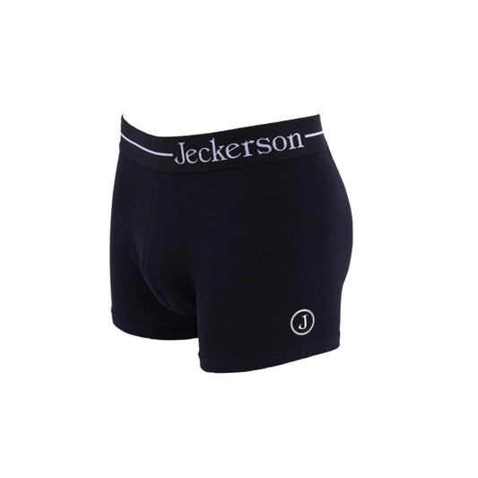 Jeckerson Black Cotton Men Boxer