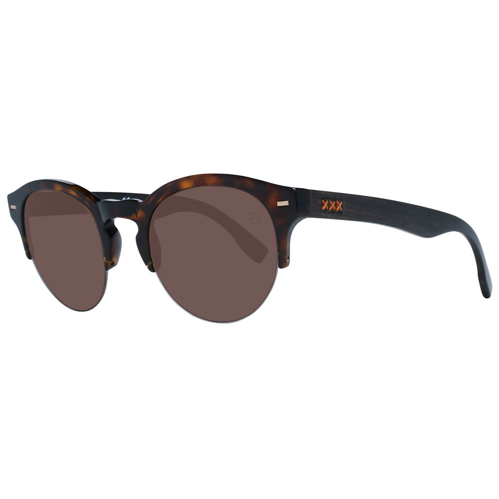 Zegna Couture Brown Men Sunglasses