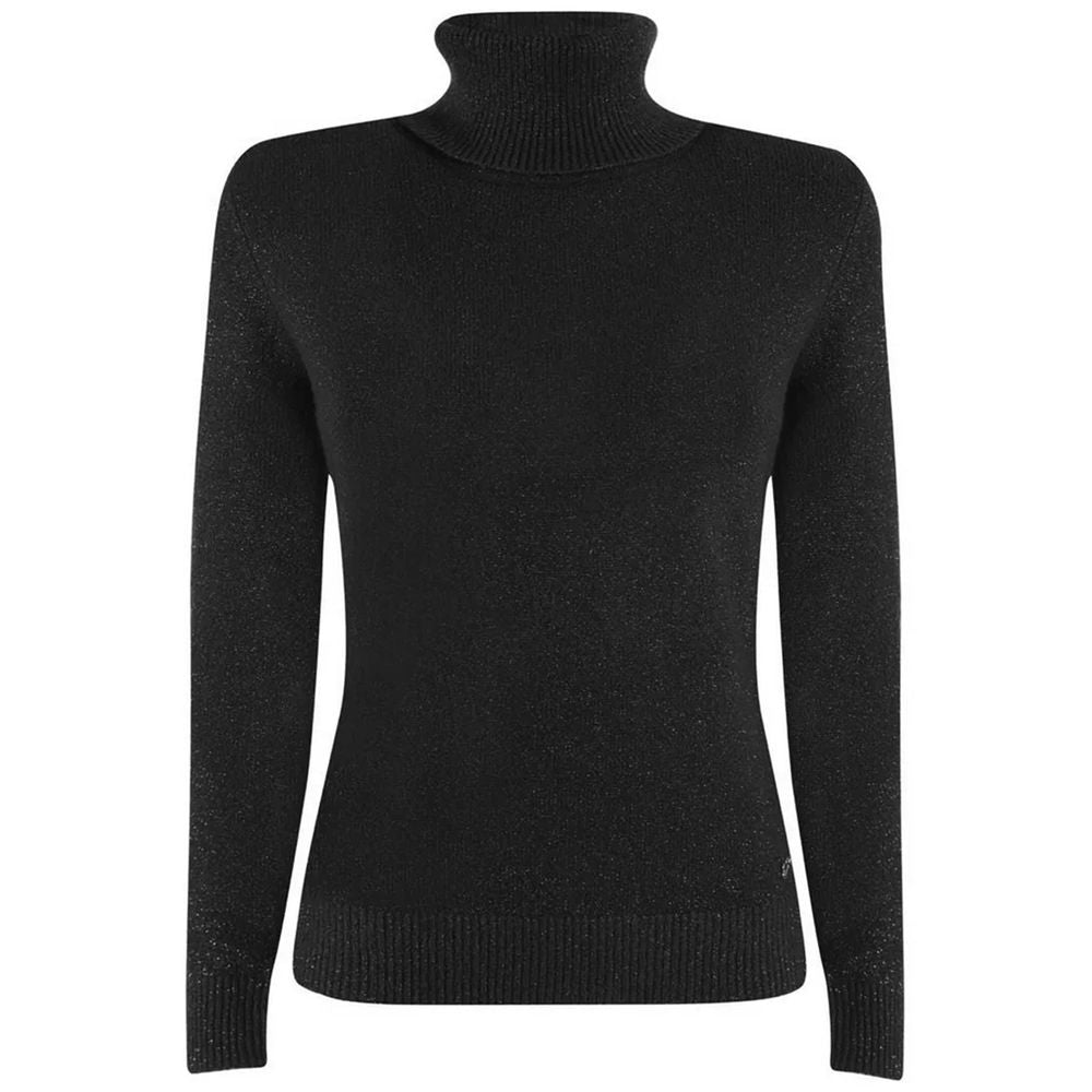 Yes Zee Black Viscose Sweater