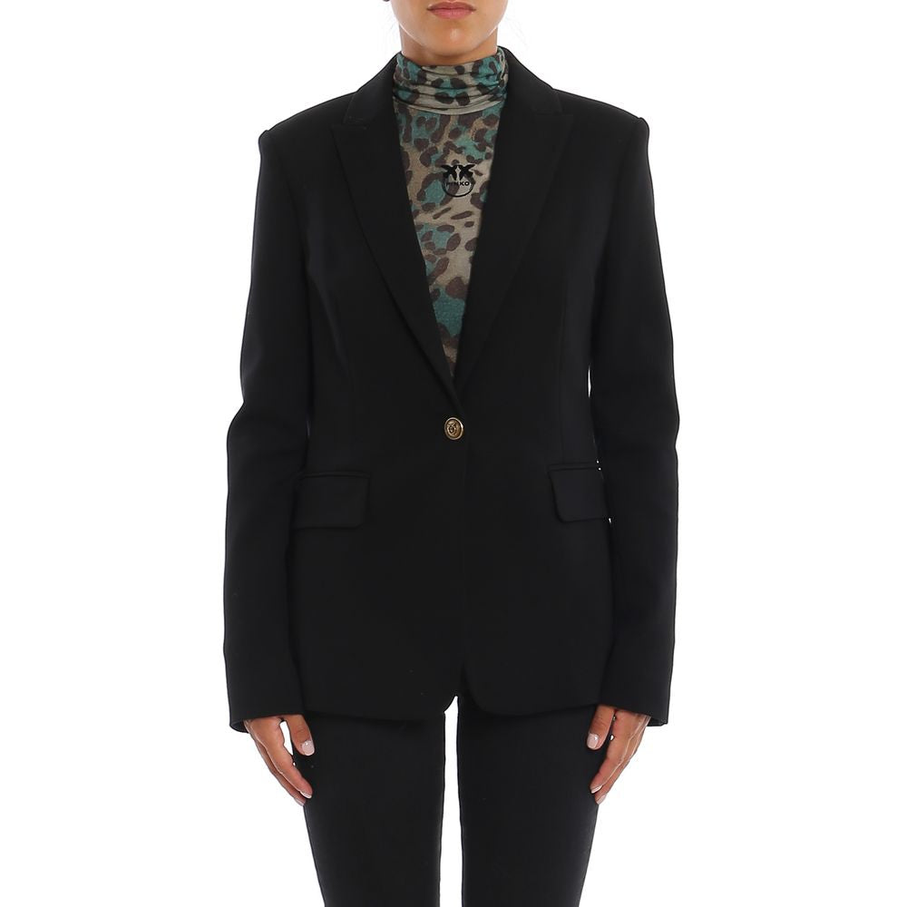 PINKO Black Viscose Suits & Blazer