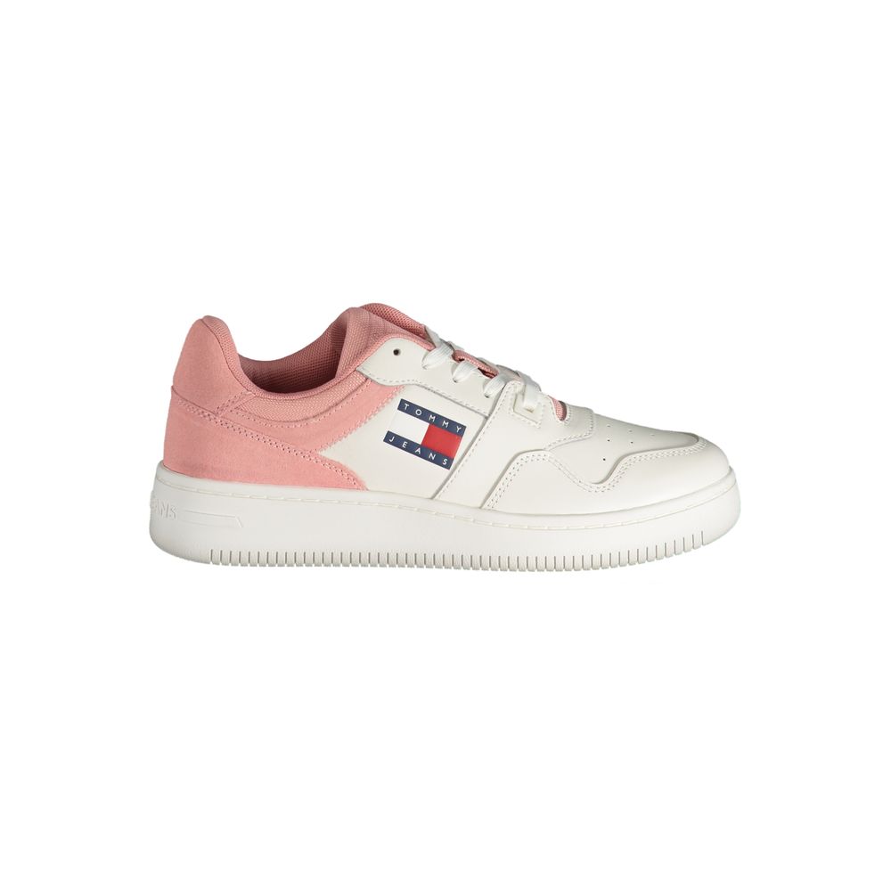 Tommy Hilfiger Pink Polyester Sneaker