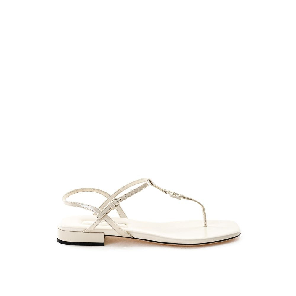 Miu Miu Beige Vernice Sandal