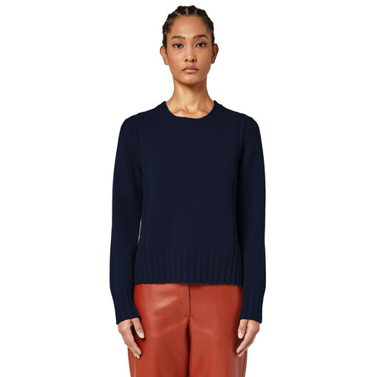 Alpha Studio Blue Cashmere Sweater