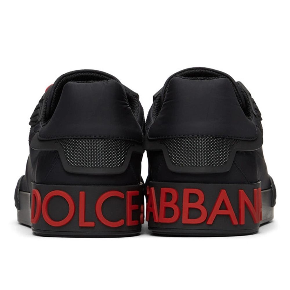 Dolce & Gabbana Black Polyester Sneaker