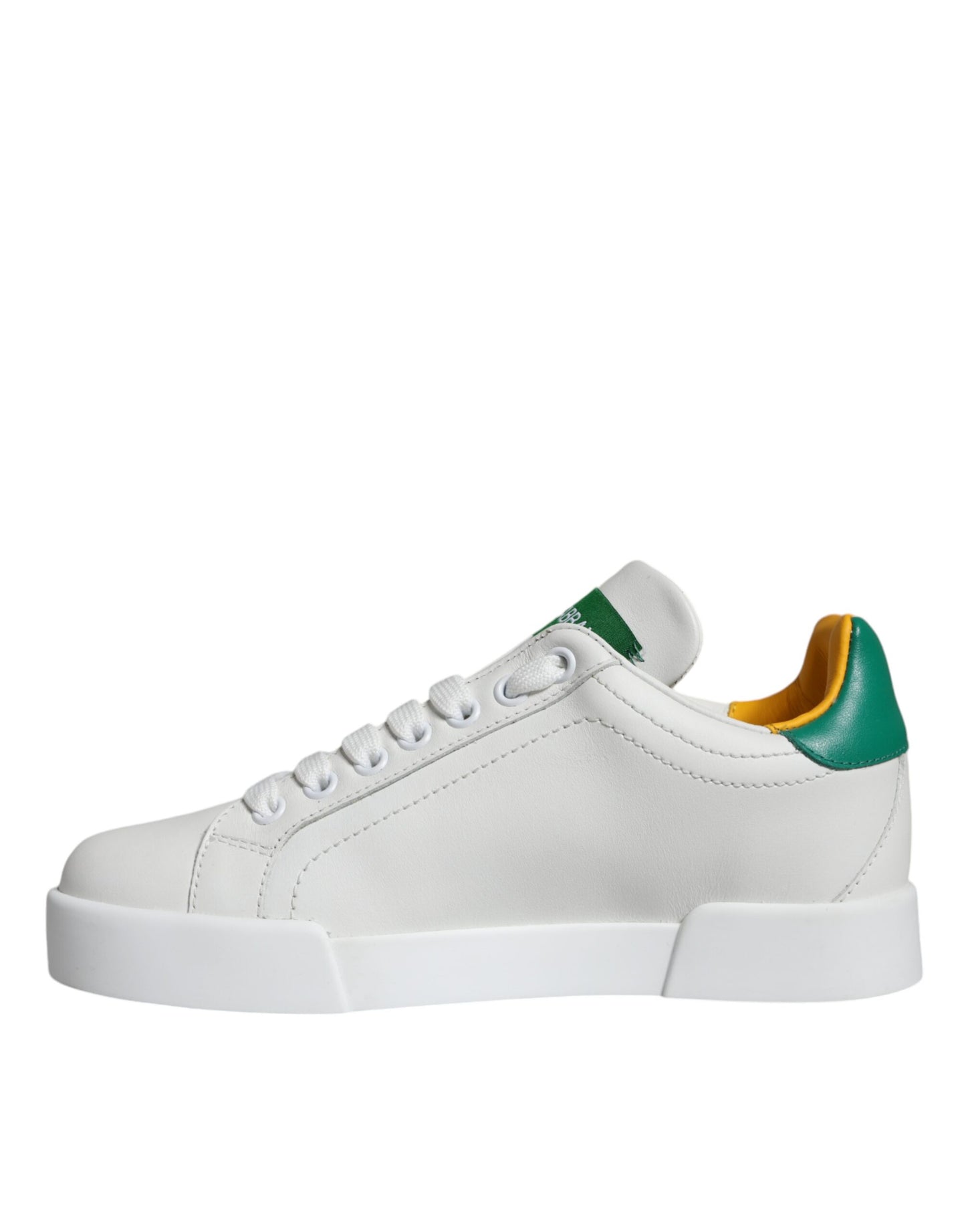 Dolce & Gabbana White Love Patch Portofino Sneakers Shoes