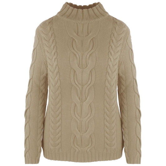 Malo Brown Wool Sweater