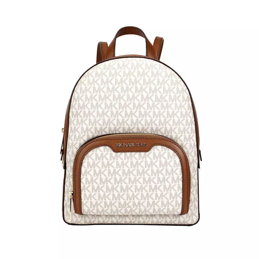 Michael Kors Jaycee Medium Vanilla Signature Backpack