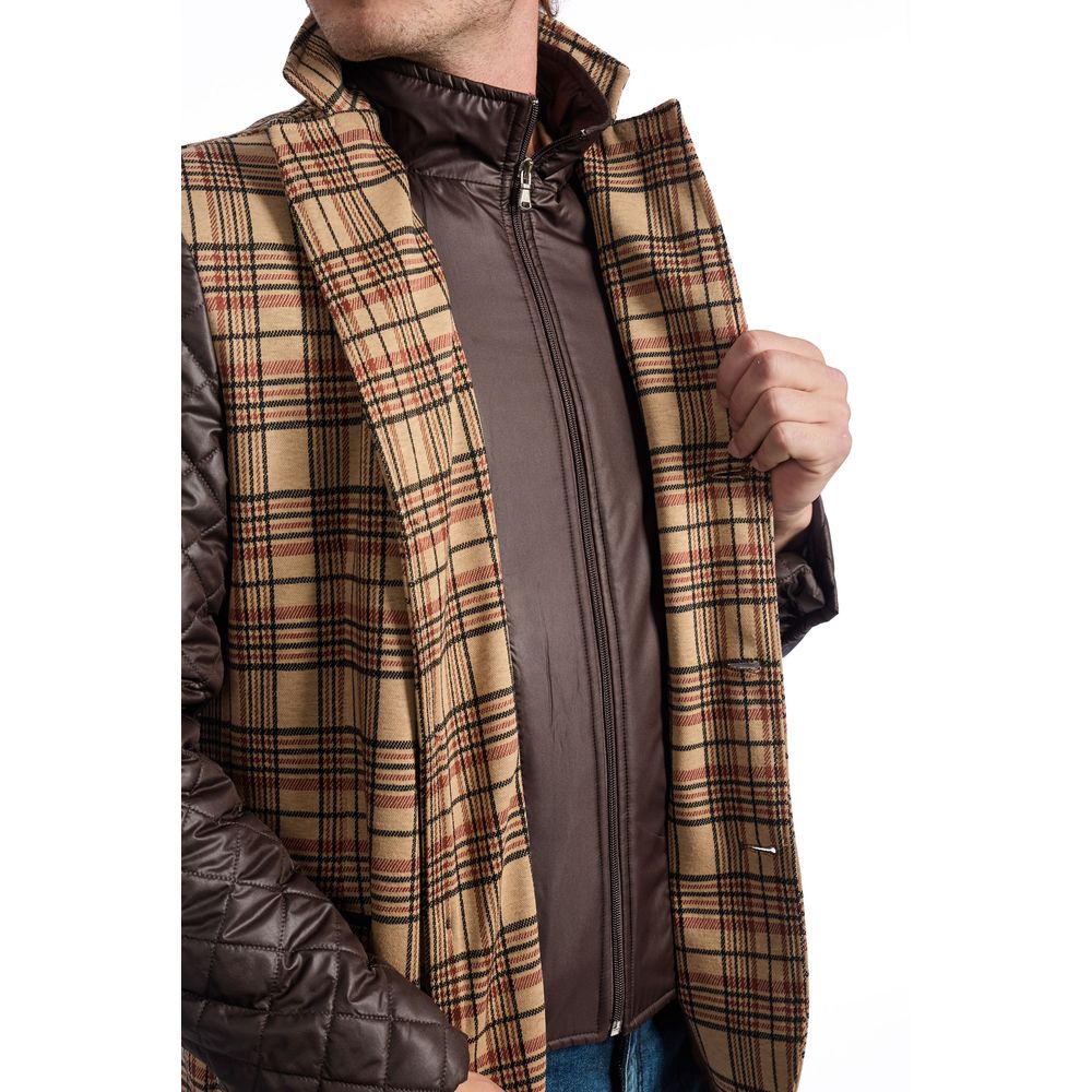 Roberto Pepe Luxury Brown Viscose Jacket