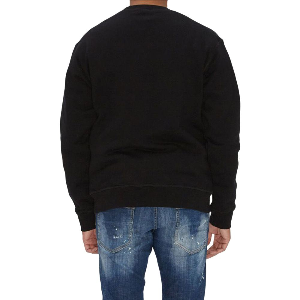 Dsquared² Black Cotton Sweater