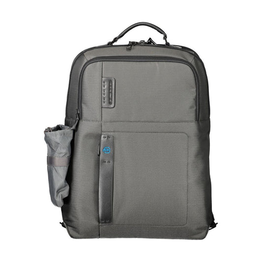 Piquadro Gray Polyester Backpack