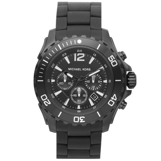 Michael Kors Black Rubber Watch